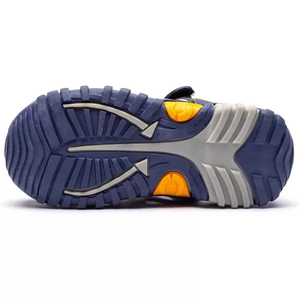 HOBIBEAR Boys Girls Sport Water Sandals Closed-Toe Outdoor