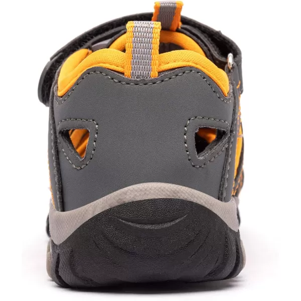 HOBIBEAR Boys Girls Sport Water Sandals Closed-Toe Outdoor