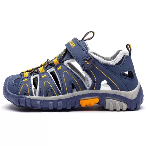 HOBIBEAR Boys Girls Sport Water Sandals Closed-Toe Outdoor