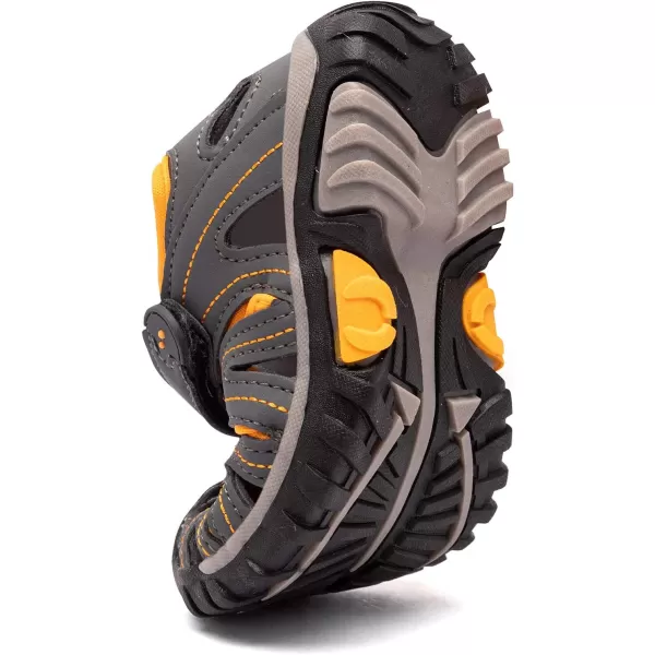 HOBIBEAR Boys Girls Sport Water Sandals Closed-Toe Outdoor