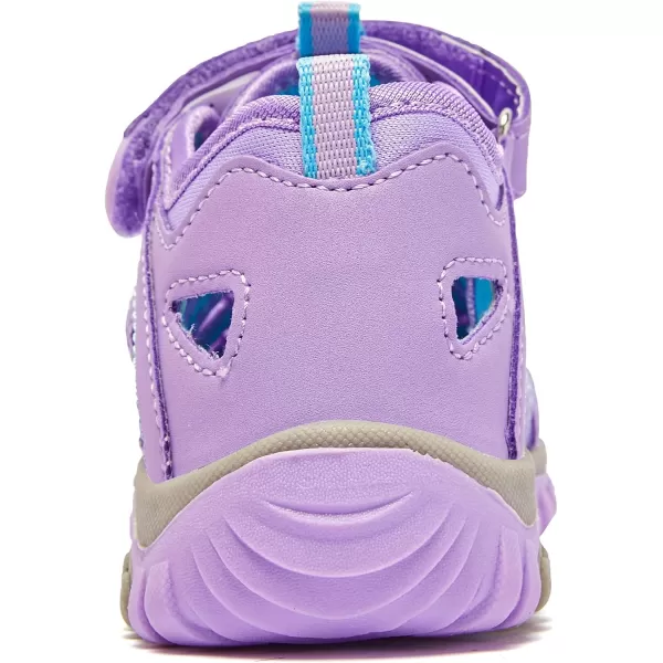 HOBIBEAR Boys Girls Sport Water Sandals Closed-Toe Outdoor