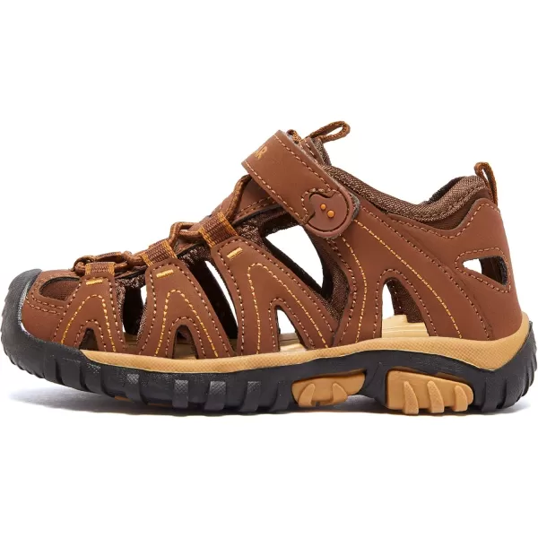 HOBIBEAR Boys Girls Sport Water Sandals Closed-Toe Outdoor