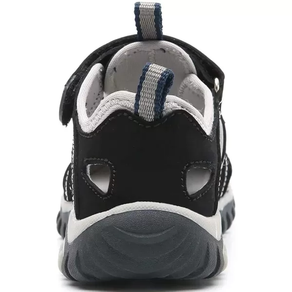 HOBIBEAR Boys Girls Sport Water Sandals Closed-Toe Outdoor