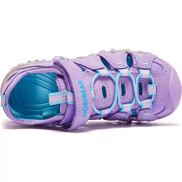HOBIBEAR Boys Girls Sport Water Sandals Closed-Toe Outdoor