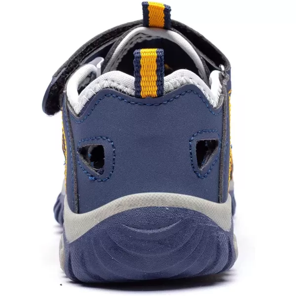 HOBIBEAR Boys Girls Sport Water Sandals Closed-Toe Outdoor