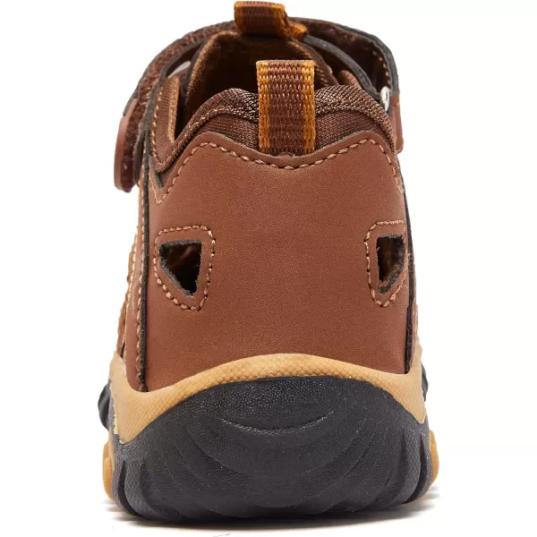 HOBIBEAR Boys Girls Sport Water Sandals Closed-Toe Outdoor