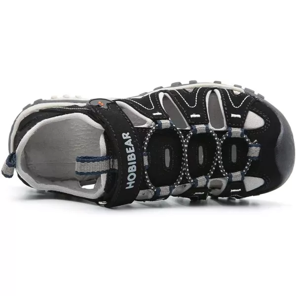 HOBIBEAR Boys Girls Sport Water Sandals Closed-Toe Outdoor