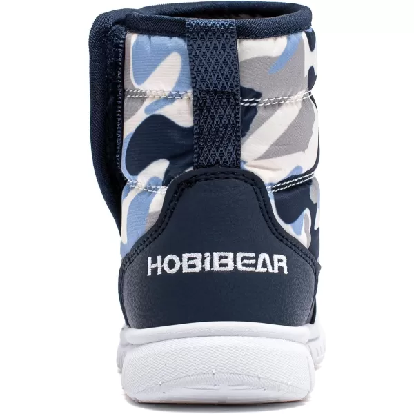 HOBIBEAR Boys Girls Toddler Snow Boots Waterproof Slip Resistant Outdoor Winter Shoes