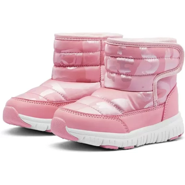 HOBIBEAR Boys Girls Toddler Snow Boots Waterproof Slip Resistant Outdoor Winter Shoes