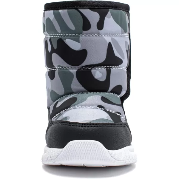 HOBIBEAR Boys Girls Toddler Snow Boots Waterproof Slip Resistant Outdoor Winter Shoes
