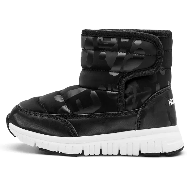 HOBIBEAR Boys Girls Toddler Snow Boots Waterproof Slip Resistant Outdoor Winter Shoes