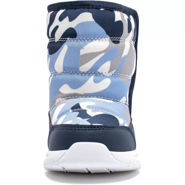 HOBIBEAR Boys Girls Toddler Snow Boots Waterproof Slip Resistant Outdoor Winter Shoes