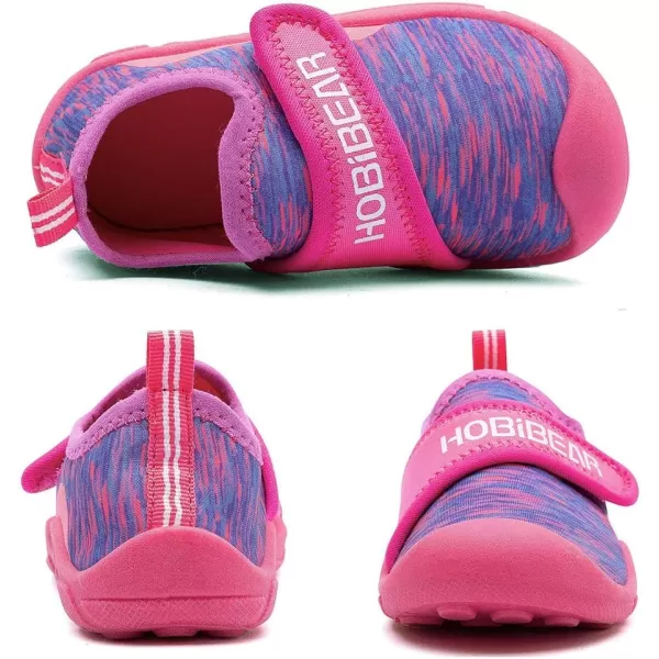 HOBIBEAR Boys Girls Water Shoes Quick Dry Closed-Toe Aquatic Sport Sandals Toddler/Little Kid