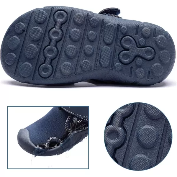 HOBIBEAR Boys Girls Water Shoes Quick Dry Closed-Toe Aquatic Sport Sandals Toddler/Little Kid