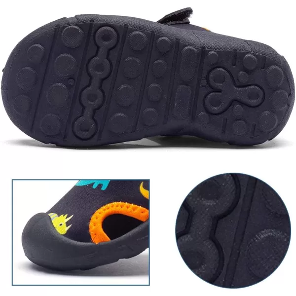 HOBIBEAR Boys Girls Water Shoes Quick Dry Closed-Toe Aquatic Sport Sandals Toddler/Little Kid