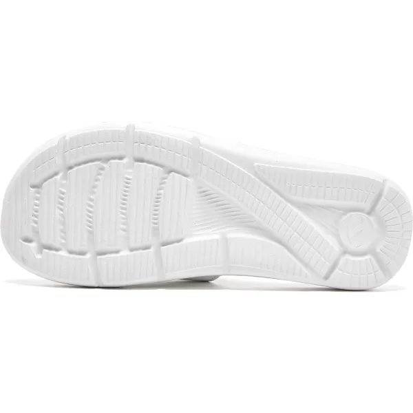 HOBIBEAR Mens Slides Sandals Indoor and Outdoor Comfort Slip On Open Toe Flip Flops