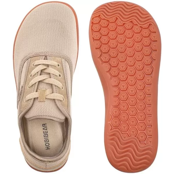 HOBIBEAR Wide-Toe-Box Barefoot Shoes for Mens Womens Minimalist Breathable Trail Running Walking Shoes