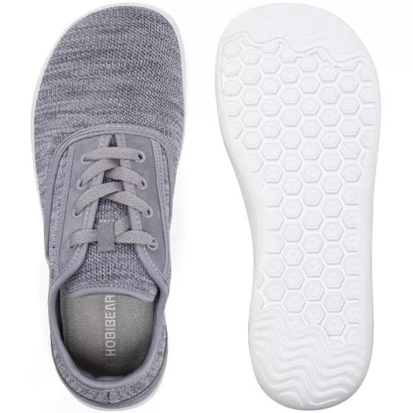 HOBIBEAR Wide-Toe-Box Barefoot Shoes for Mens Womens Minimalist Breathable Trail Running Walking Shoes