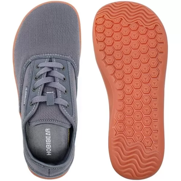 HOBIBEAR Wide-Toe-Box Barefoot Shoes for Mens Womens Minimalist Breathable Trail Running Walking Shoes