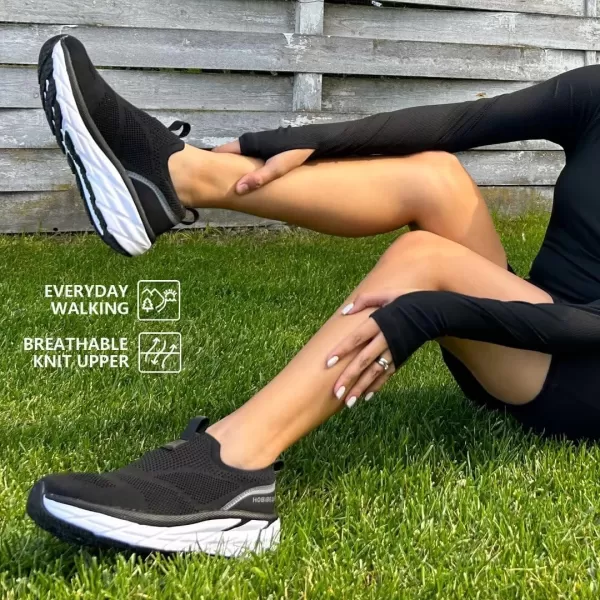 HOBIBEAR Women Slip On Walking Sneakers Women Lightweight Cushion Tennis Shoes