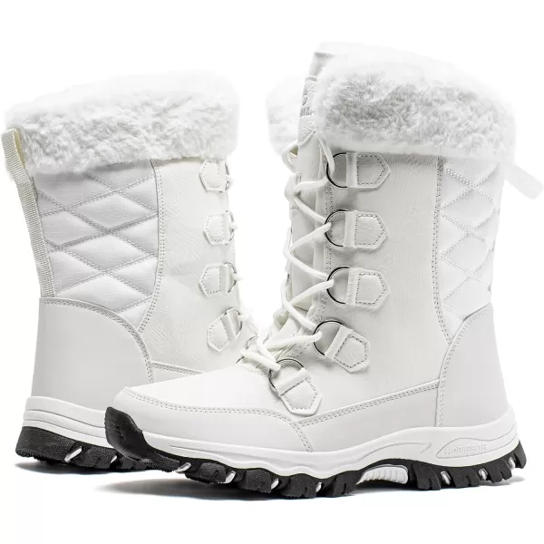 HOBIBEAR Women's Snow Boots Anti-Slip Waterproof Outdoor Shoes Winter Snow Boots Warm Fur Lined Comfortable Shoes for Women