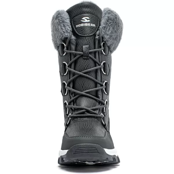 HOBIBEAR Women's Snow Boots Anti-Slip Waterproof Outdoor Shoes Winter Snow Boots Warm Fur Lined Comfortable Shoes for Women