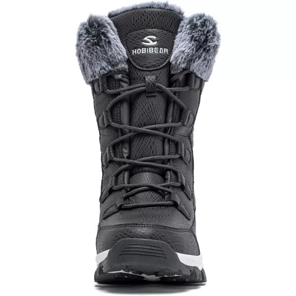 HOBIBEAR Women's Snow Boots Anti-Slip Waterproof Outdoor Shoes Winter Snow Boots Warm Fur Lined Comfortable Shoes for Women