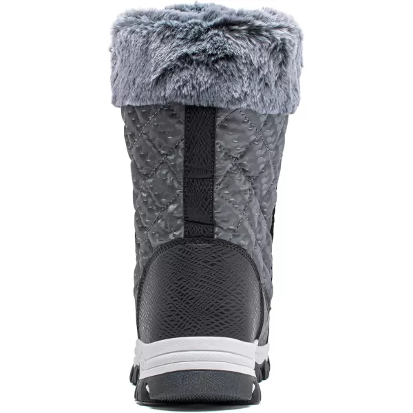 HOBIBEAR Women's Snow Boots Anti-Slip Waterproof Outdoor Shoes Winter Snow Boots Warm Fur Lined Comfortable Shoes for Women