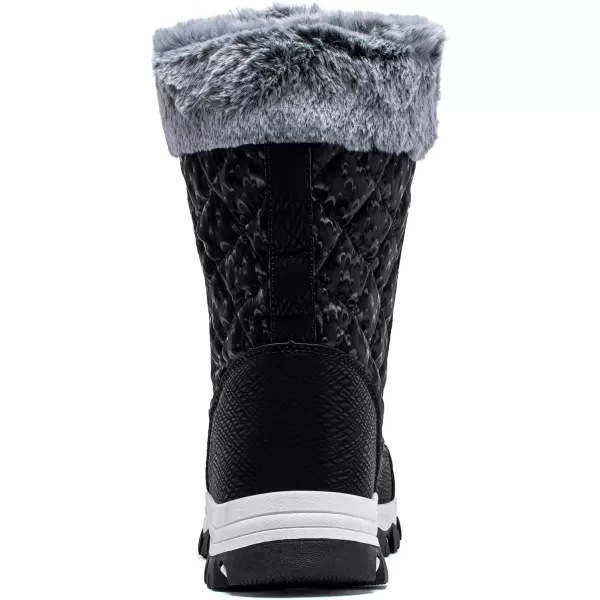 HOBIBEAR Women's Snow Boots Anti-Slip Waterproof Outdoor Shoes Winter Snow Boots Warm Fur Lined Comfortable Shoes for Women
