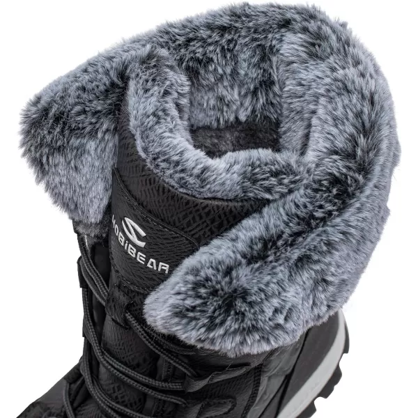 HOBIBEAR Women's Snow Boots Anti-Slip Waterproof Outdoor Shoes Winter Snow Boots Warm Fur Lined Comfortable Shoes for Women