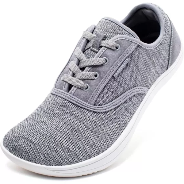 HOBIBEAR Wide-Toe-Box Barefoot Shoes for Mens Womens Minimalist Breathable Trail Running Walking Shoes