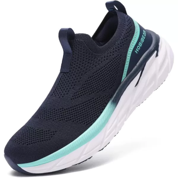 HOBIBEAR Women Slip On Walking Sneakers Women Lightweight Cushion Tennis Shoes