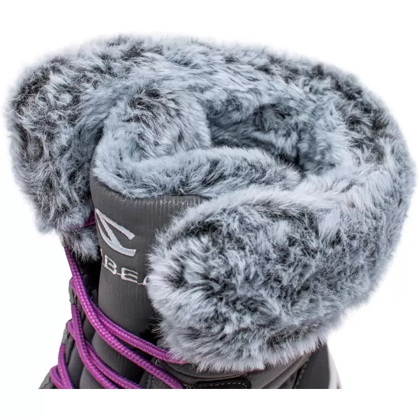 imageHOBIBEAR Womens Waterproof Winter Snow Boots Lightweight Warm Faux Fur Lined MidCalf BootiesGreyNew