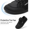 imageHOBIBEAR Kids Barefoot Shoes Wide Toe Box Zero Drop for Toddler Little Big Kid Boys Girls Walking SneakerBlack