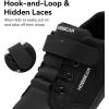 imageHOBIBEAR Kids Barefoot Shoes Wide Toe Box Zero Drop for Toddler Little Big Kid Boys Girls Walking SneakerBlack