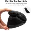 imageHOBIBEAR Kids Barefoot Shoes Wide Toe Box Zero Drop for Toddler Little Big Kid Boys Girls Walking SneakerBlack