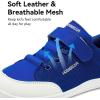 imageHOBIBEAR Kids Barefoot Shoes Wide Toe Box Zero Drop for Toddler Little Big Kid Boys Girls Walking SneakerBlue