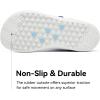 imageHOBIBEAR Kids Barefoot Shoes Wide Toe Box Zero Drop for Toddler Little Big Kid Boys Girls Walking SneakerBlue