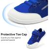 imageHOBIBEAR Kids Barefoot Shoes Wide Toe Box Zero Drop for Toddler Little Big Kid Boys Girls Walking SneakerBlue