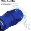 imageHOBIBEAR Kids Barefoot Shoes Wide Toe Box Zero Drop for Toddler Little Big Kid Boys Girls Walking SneakerBlue