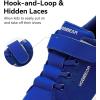 imageHOBIBEAR Kids Barefoot Shoes Wide Toe Box Zero Drop for Toddler Little Big Kid Boys Girls Walking SneakerBlue