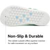 imageHOBIBEAR Kids Barefoot Shoes Wide Toe Box Zero Drop for Toddler Little Big Kid Boys Girls Walking SneakerGreen
