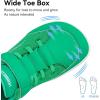 imageHOBIBEAR Kids Barefoot Shoes Wide Toe Box Zero Drop for Toddler Little Big Kid Boys Girls Walking SneakerGreen