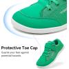 imageHOBIBEAR Kids Barefoot Shoes Wide Toe Box Zero Drop for Toddler Little Big Kid Boys Girls Walking SneakerGreen