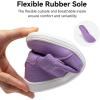 imageHOBIBEAR Kids Barefoot Shoes Wide Toe Box Zero Drop for Toddler Little Big Kid Boys Girls Walking SneakerPurple