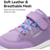 imageHOBIBEAR Kids Barefoot Shoes Wide Toe Box Zero Drop for Toddler Little Big Kid Boys Girls Walking SneakerPurple
