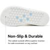 imageHOBIBEAR Kids Barefoot Shoes Wide Toe Box Zero Drop for Toddler Little Big Kid Boys Girls Walking SneakerWhite
