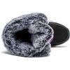 imageHOBIBEAR Kids Winter Snow Boots Waterproof Outdoor Warm Faux Fur Lined ShoesBlackPurple