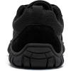 imageHOBIBEAR Unisex Wide Athletic Barefoot Shoes for Men Women Outdoor Trail Running Walking ShoeBlack