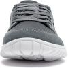 imageHOBIBEAR Unisex Wide Athletic Barefoot Shoes for Men Women Outdoor Trail Running Walking ShoeGrey